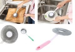 Mangal Temizleme Fırçası - Barbekü Fırçası - Lavabo Bulaşık Fırçası (491491)