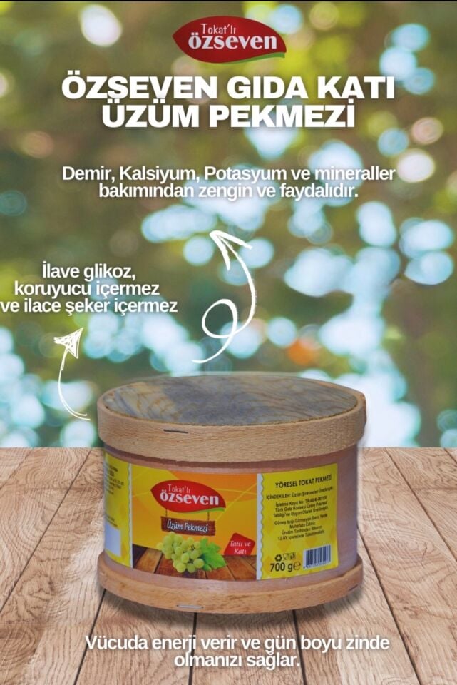 Özseven Katı Üzüm Pekmezi 700gr
