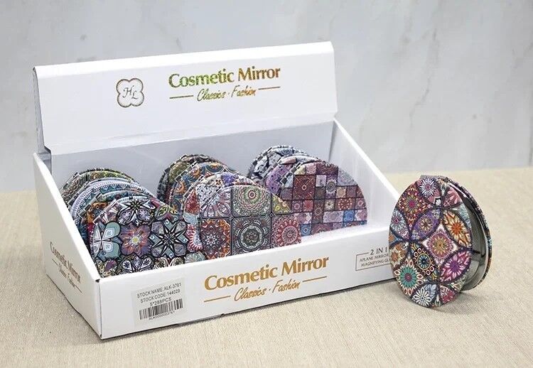 Taşlı El Aynası Oval İnce