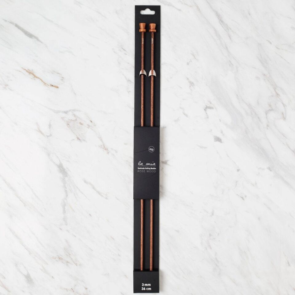 La Mia Rosewood 3 mm 36 cm Ahşap Örgü Şişi