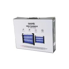 2 LEDLİ SİNEK ÖLDÜRÜCÜ CIZ MAKİNE 4W - 2000V 30M2 ETKİNLİK ALANI AS-A28 (491491)