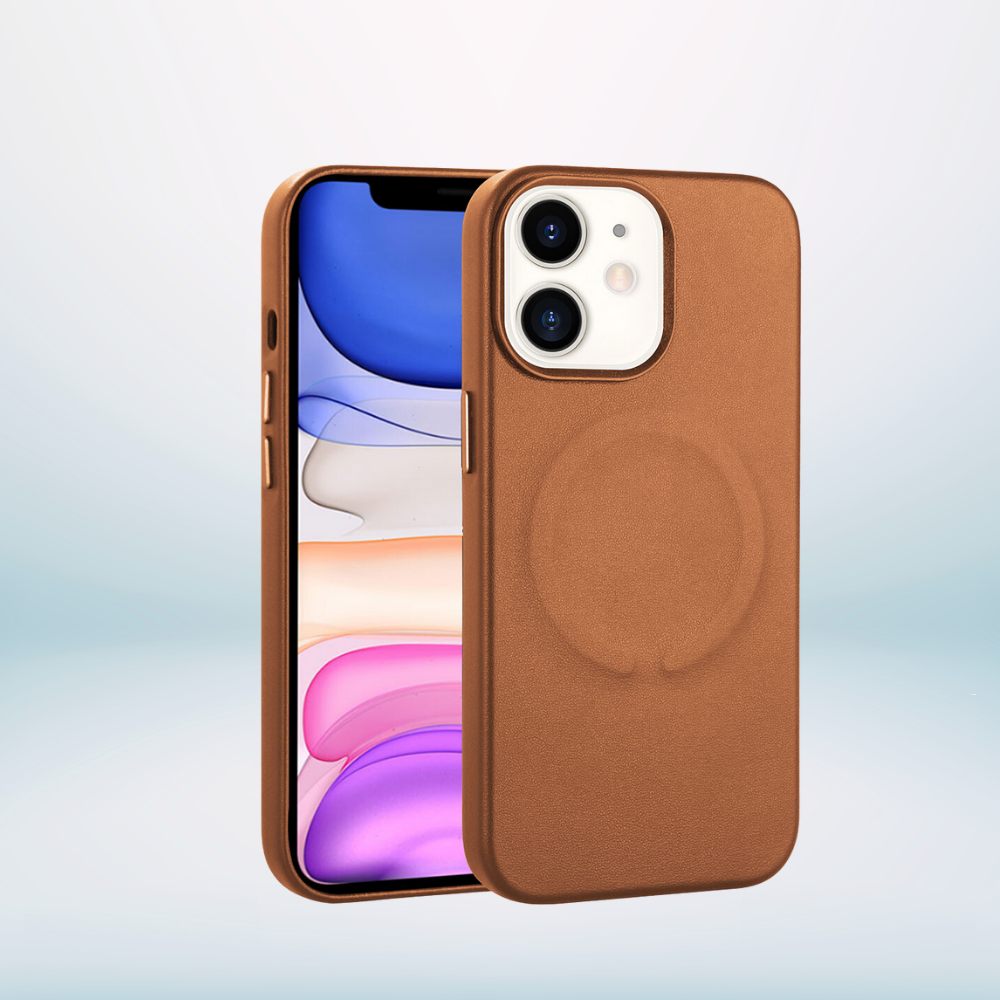 İphone 11 Deri̇x Pu Kapak Kahverengi̇ (491491)