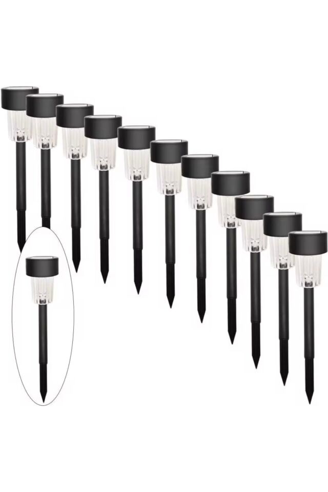 10'lu Günes Enerjili Led Bahçe  Lambasi- Solar Aydinlatma