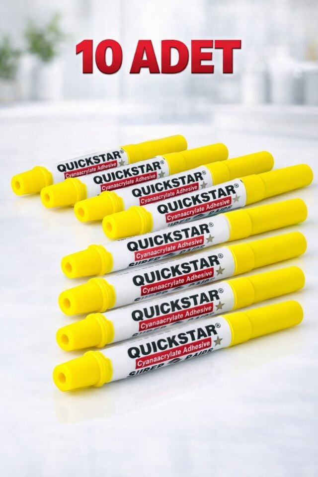Quickstar Japon Yapıştırıcı 3g Süper Glue Siyanoakrilat Hızlı Yapıştırıcı 10 Adet