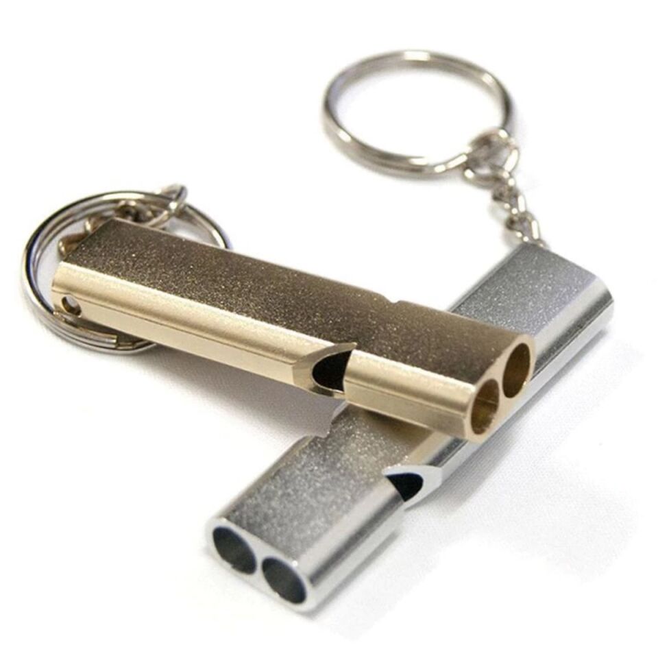 AD SOS Acil İmdat Düdüğü Alüminyum Islık Anahtarlık Kamp Yürüyüş Aksesuar Araçları