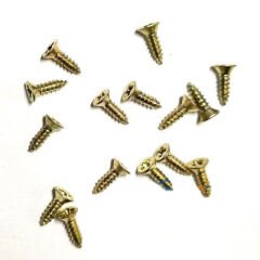 Klips, Menteşe, Ayak, Ağaç, Sunta Vidası 2,2x7,5mm - Sarı 100 Adet (491491)