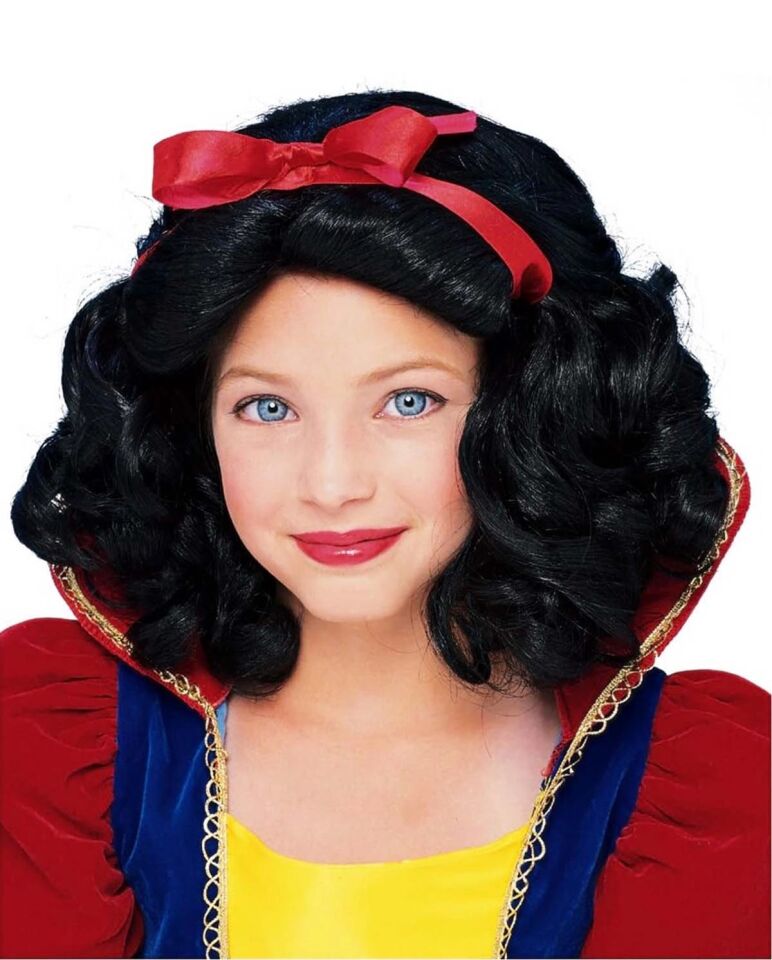 Mey İthalat® Pamuk Prenses Peruğu Kırmızı Fiyonklu