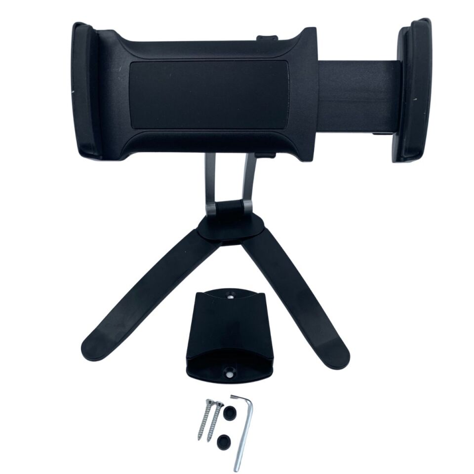 AD 360 Derece Dönebilen Mutfak Masaüstü Telefon Tablet Tutucu Ayarlanabilir Esnek Ayaklı Metal