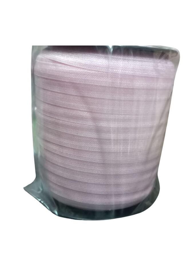 Çamaşır Lastiği Düz 1 cm  75 Metre 1 Top Açık Pembe