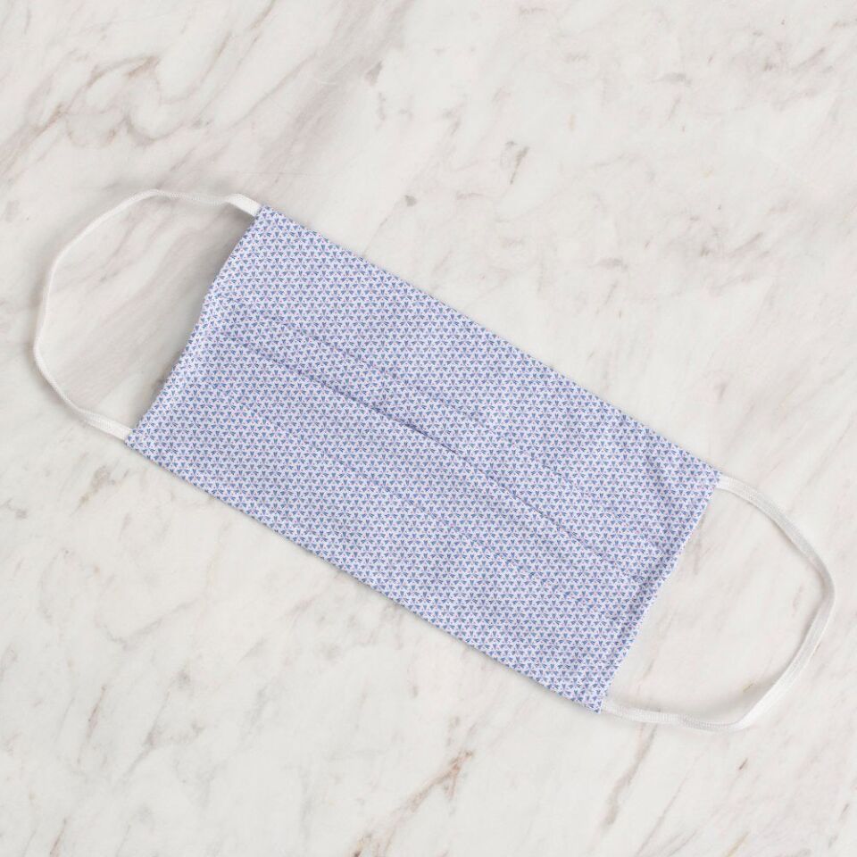 Loren Crafts Mavi Kumaş Maske