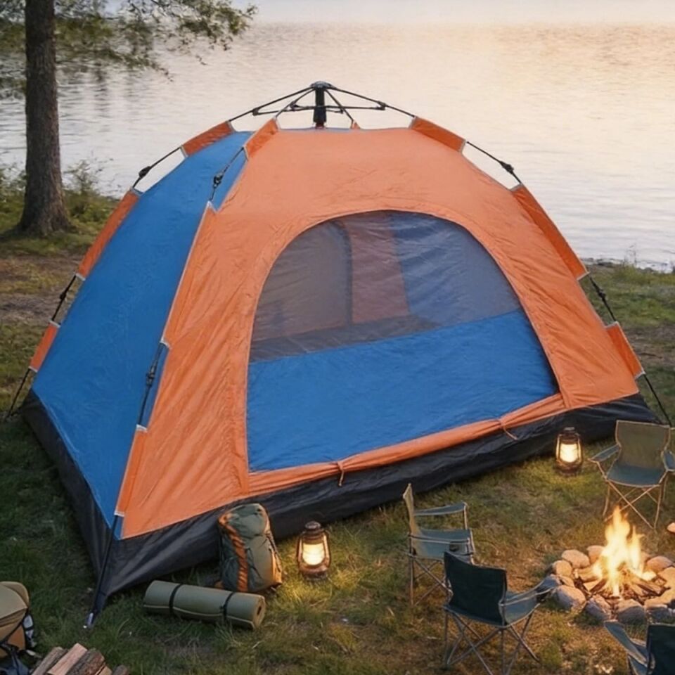 AD 10 Kişilik Otomatik Kurulum Kamp Çadırı – Outdoor , Suya Dayanıklı Hızlı Kurulum Piknik ve Doğa İçin Geniş Aile Çadırı 300x300x170 cm