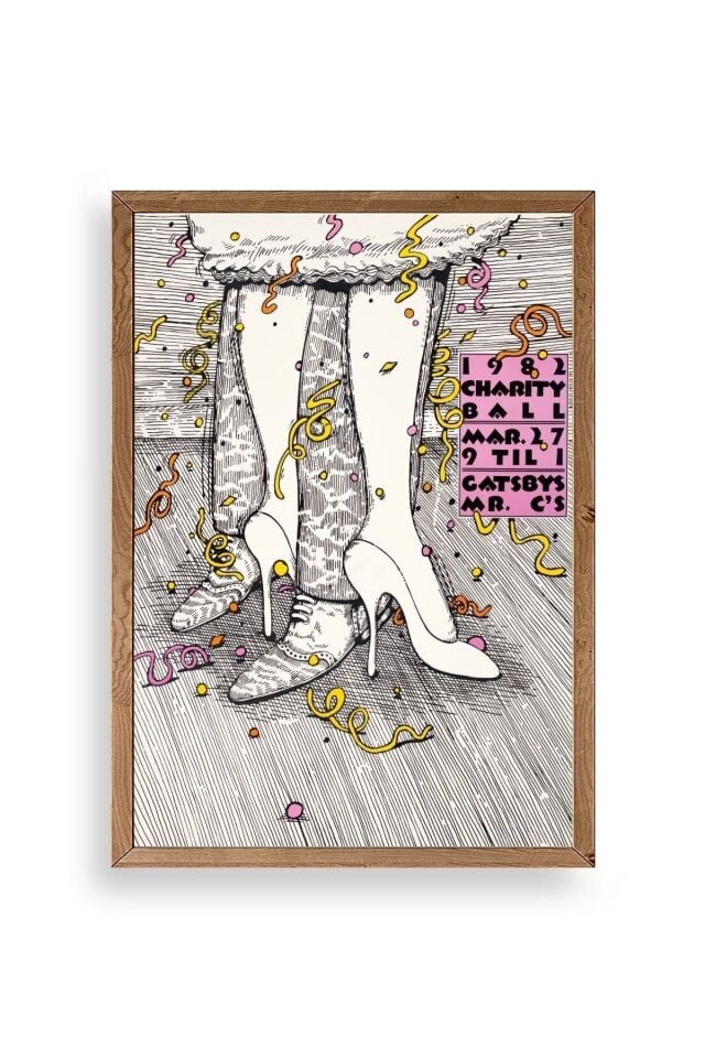 Gastby's Ahşap Çerçeveli Tablo 50 x 70