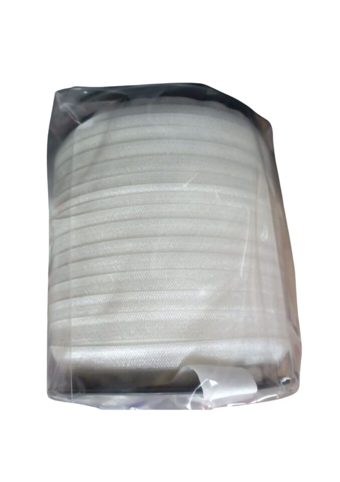 Çamaşır Lastiği Düz 1 cm  75 Metre 1 Top Ekru