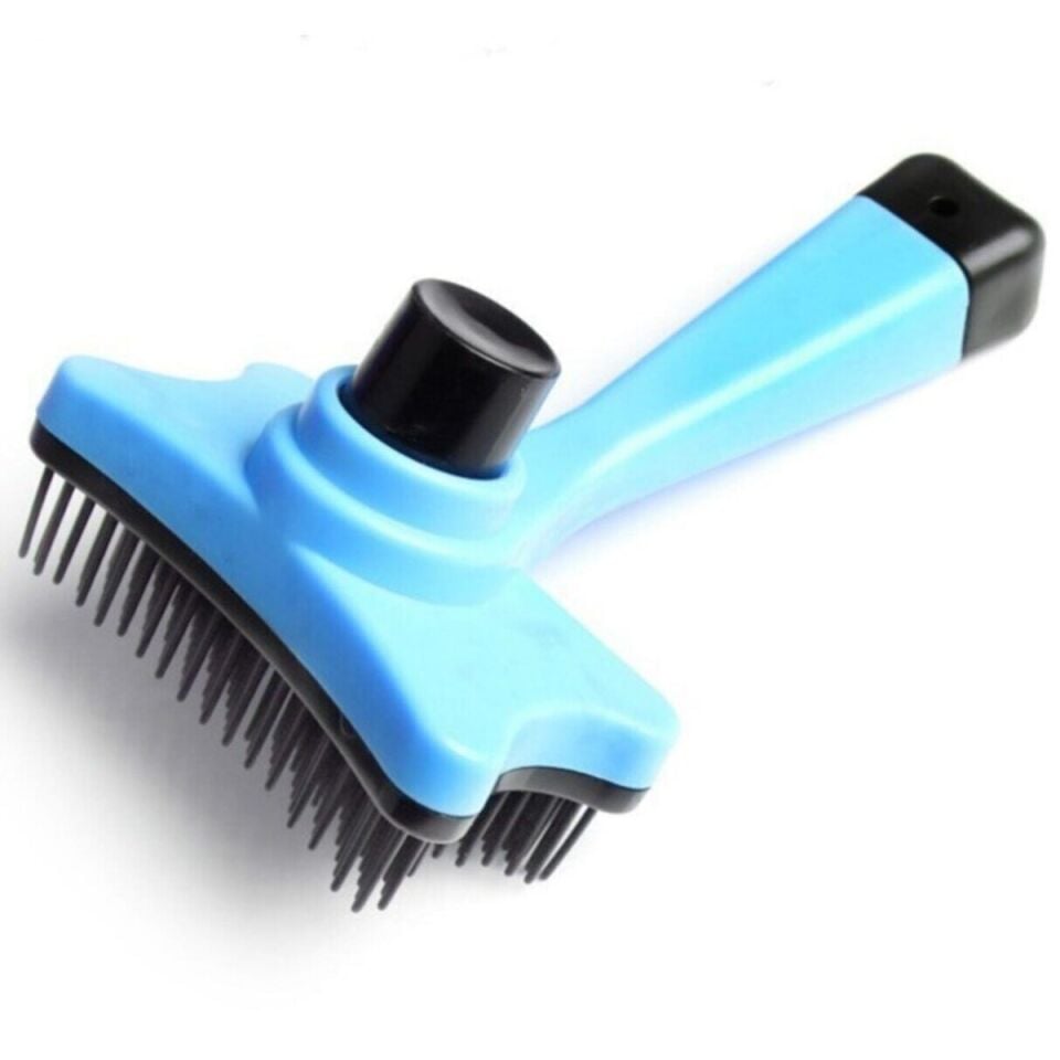 AD Evcil Hayvan Kedi Köpek Tüy Toplayıcı Otomatik Tuşlu Pet Tarak