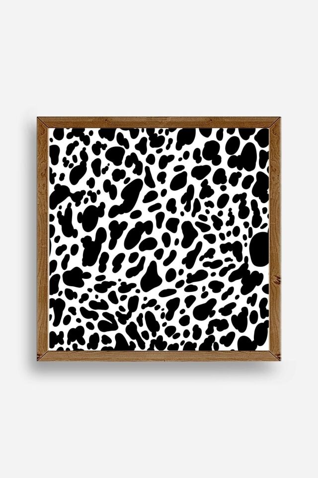 Desen Ahşap Çerçeveli Tablo 23 x 23