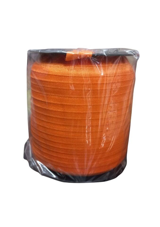 Çamaşır Lastiği Düz 1 cm  75 Metre 1 Top Turuncu