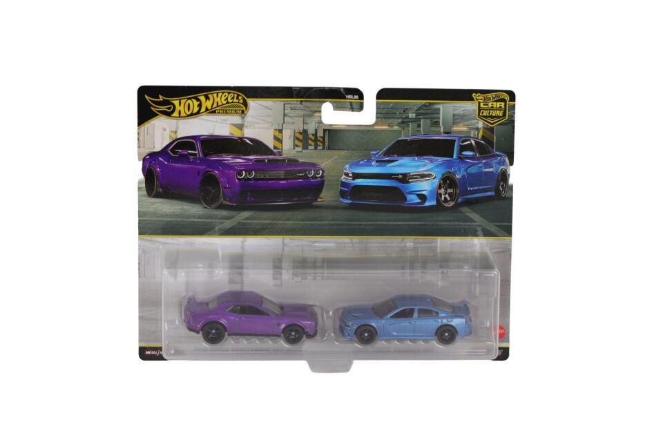 HBL96 Hot Wheels 2'li Premium Araba Seti / 8 adet koli ile satılır. Koli fiyatıdır.