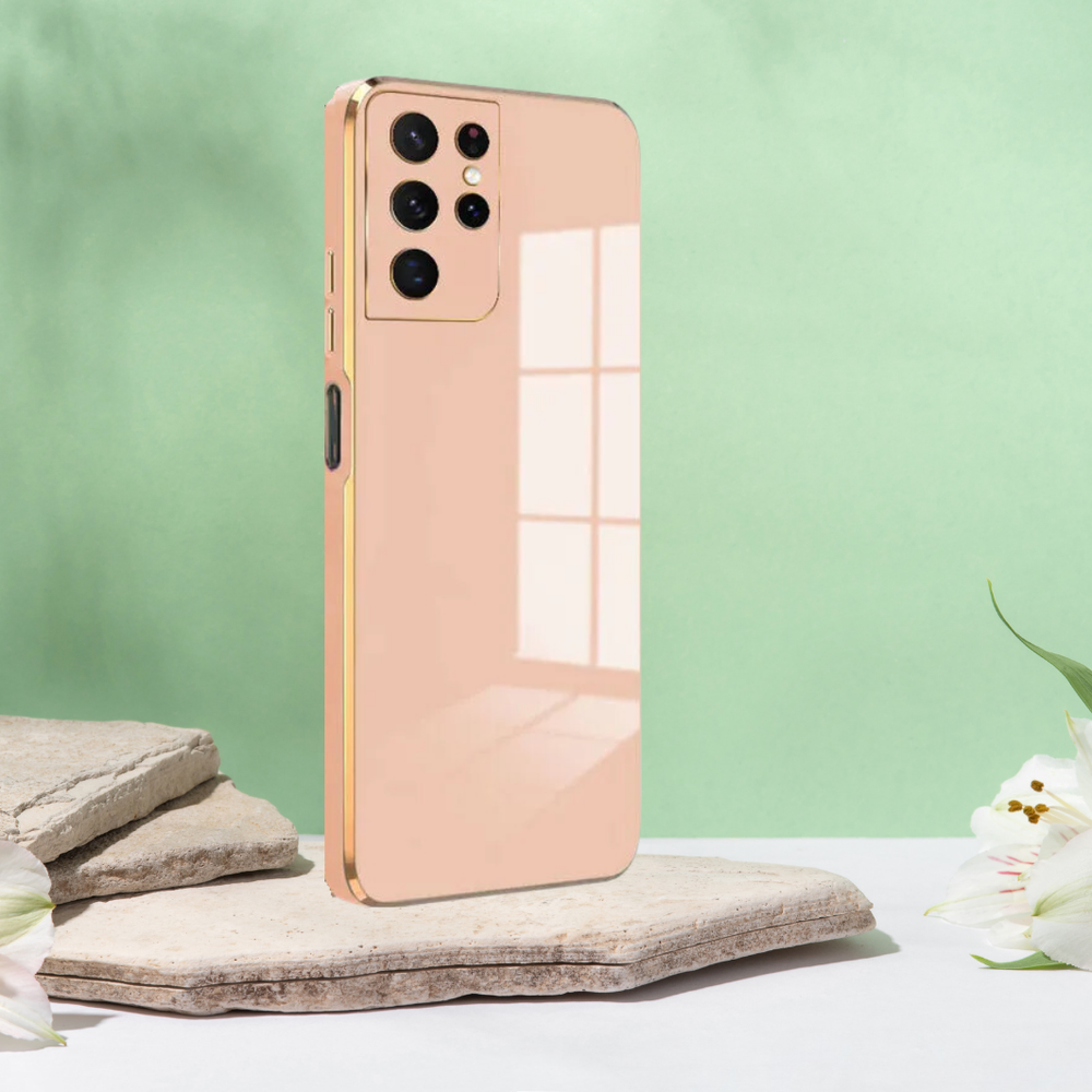Samsung S22 Ultra  Şanzeli̇ze Kilif Rose Gold (491491)