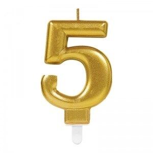 Mey İthalat® 5 Rakam Mum Gold Renk