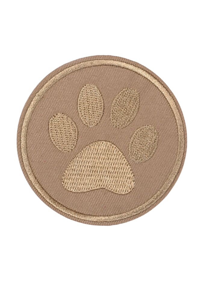 Aplike Ütü İle Yapışan Kahve Pati Arma 5 cm