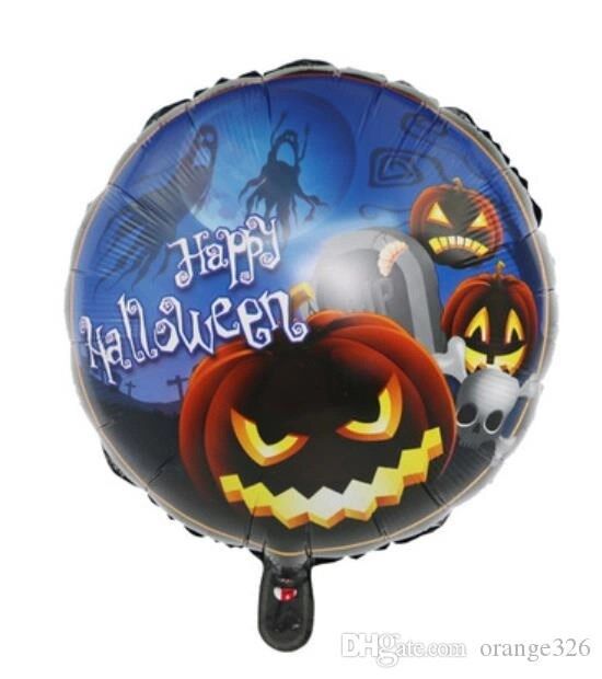 Mey İthalat® Happy Halloween Balkabağı Folyo Balon 18 inç