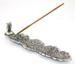 Metal Kayık Baykuş Tasarımı Tütsülük Model 2