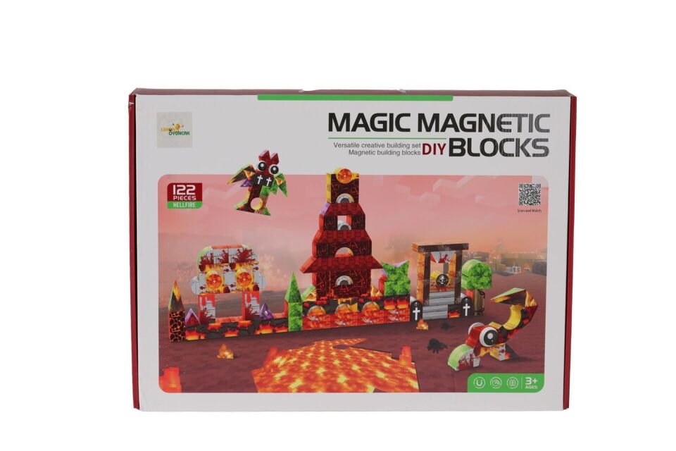 66011 MANYETİK PUZZLE 122 PARÇA