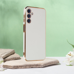 Samsung A34  Şanzeli̇ze Kilif Beyaz (491491)