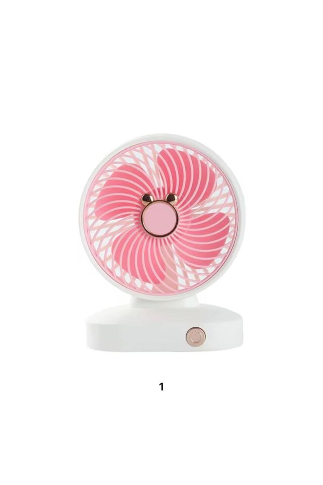 Taşınabilir Mini USB Şarjlı Masaüstü Fanı - Serinliğiniz Her Yerde!