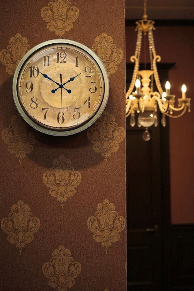 Zentime 40 Cm Eskitme Vintage Duvar Saati