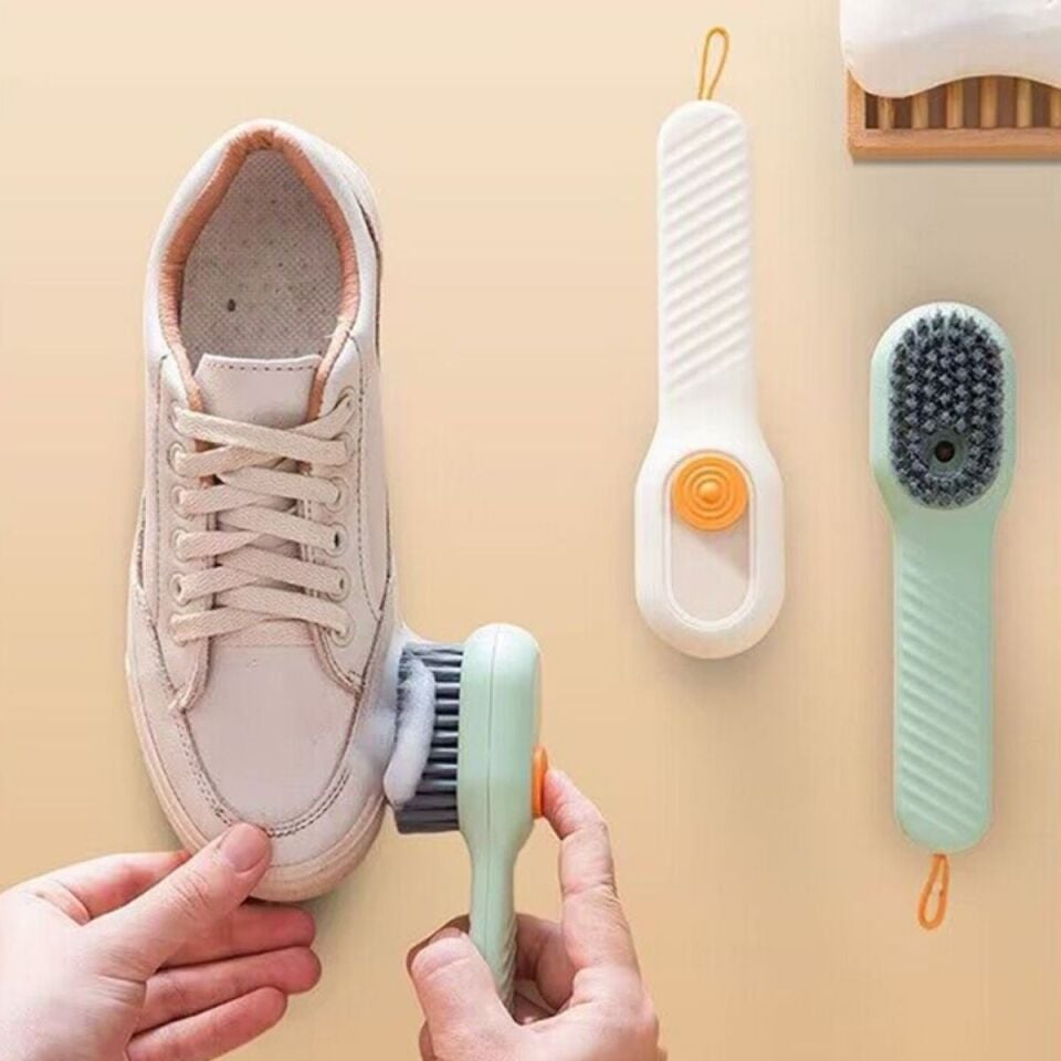 AD Çok Amaçlı Deterjan Hazneli Pratik Ayakkabı, Bot Temizleme Yıkama Fırçası