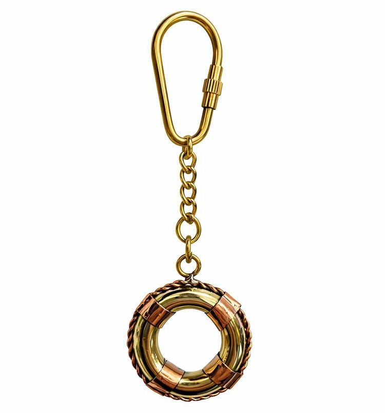 Pirinç Deniz Simidi Anahtarlık