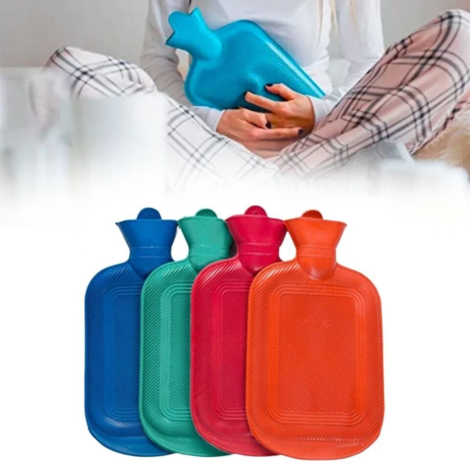 AD 2 Litre Sıcak Su Torbası 1. Sınıf Kauçuk Malzeme
