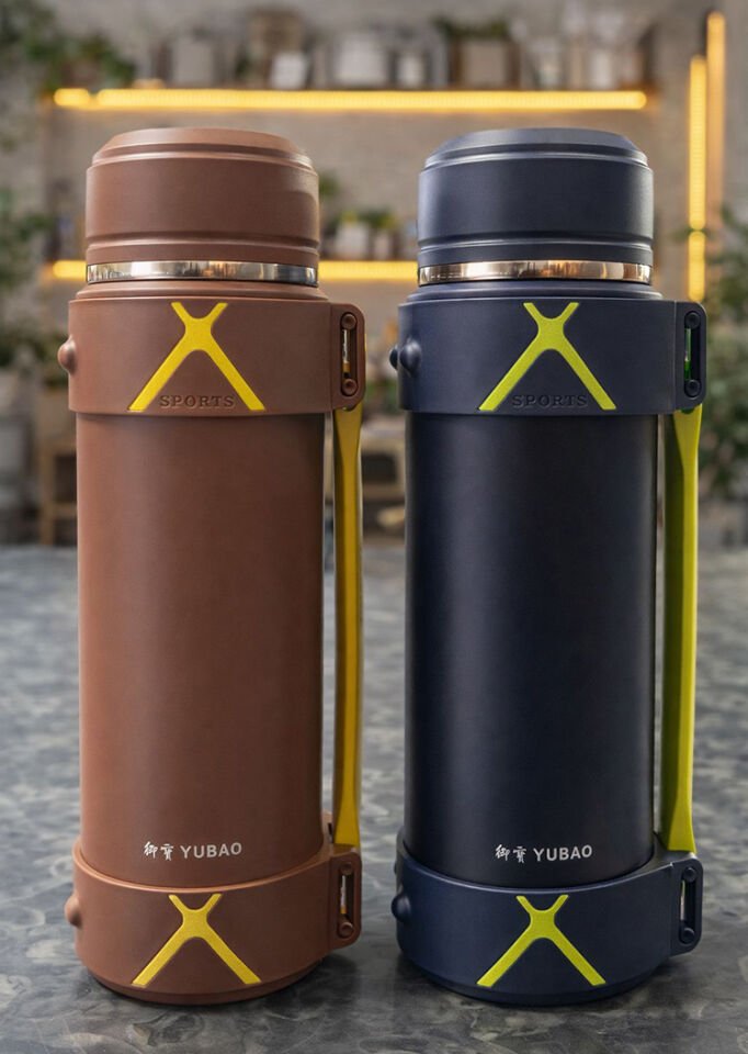 2000 ml Çift Katmanlı Vakumlu Paslanmaz Çelik Termos