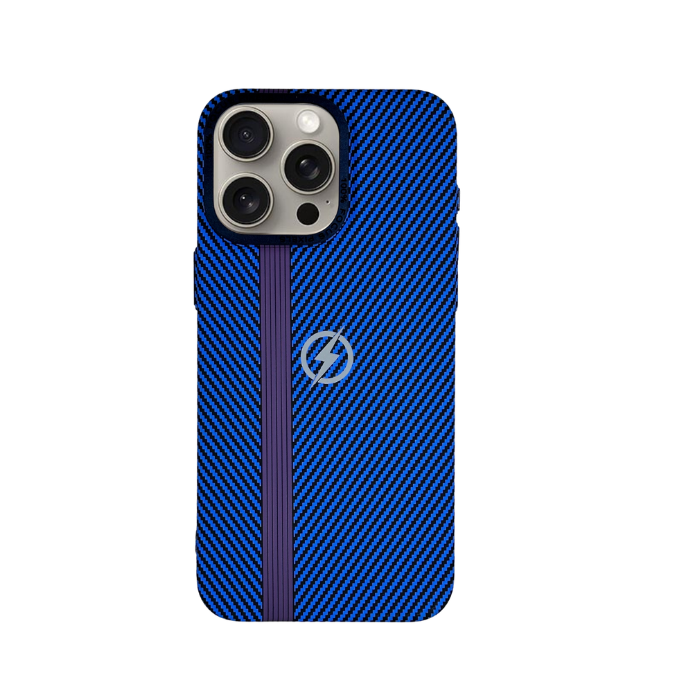 İphone 15 Pro  Carbon Magsafe Case Mavi̇ (491491)