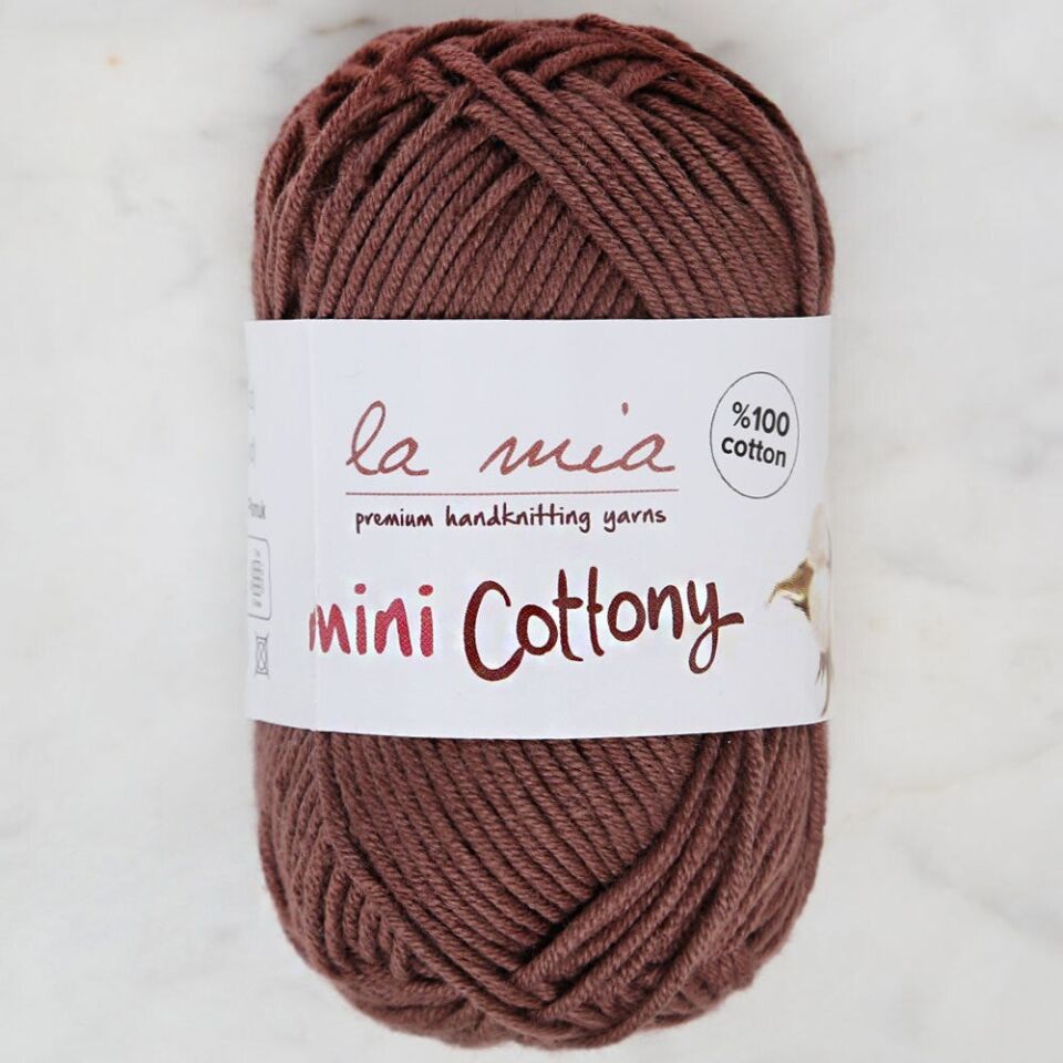 La Mia Mini Cottony 25 gr Kahverengi Bebek El Örgü