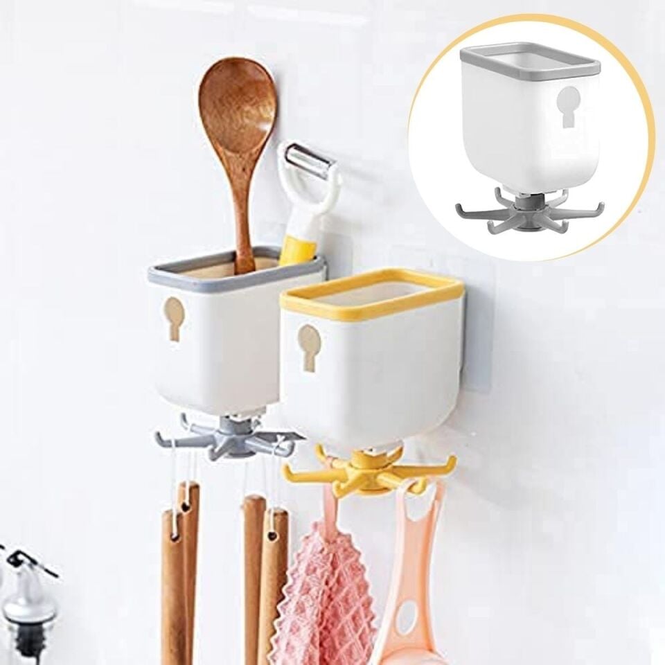 AD Pratik Mutfak Askılığı Organizatör Ve Mutfak Düzenleyici Çok Amaçlı Askı