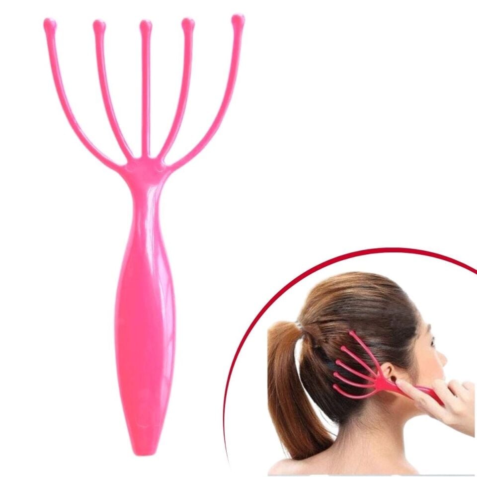 AD Çok Fonksiyonlu 5 Uçlu Bilyeli Baş Boyun Bacak Kol Masaj Alet Rahatlatıcı Kafa Masaj Aparatı