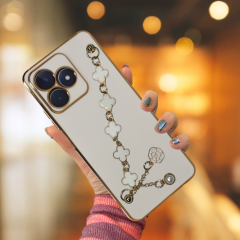 Realme C53  Elçek Şanzeli̇ze Kilif Beyaz (491491)