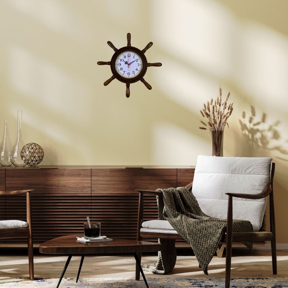 Eskitme Kavelalı Dümen Duvar Saati