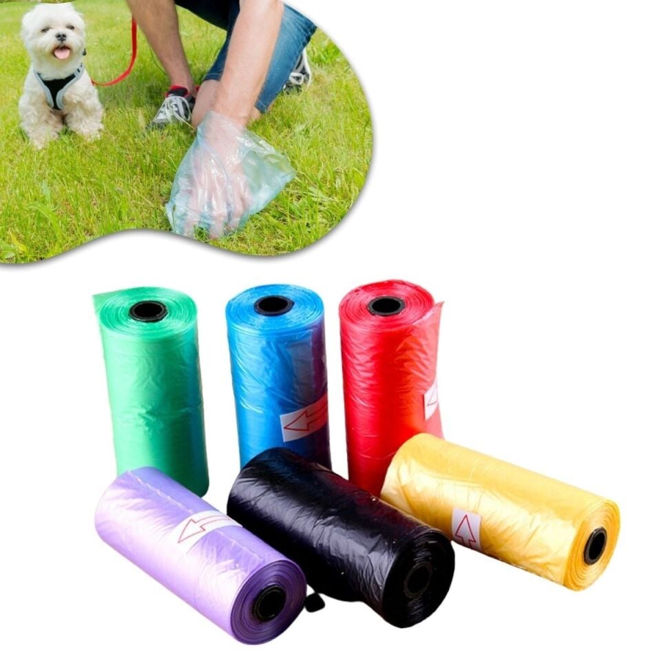 AD 10 Adet Evcil Hayvan Kullan At Kaka Poşeti