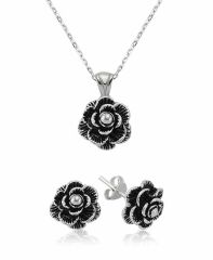 925 Ayar Gümüş Çiçek Set ST2610030 (491491)