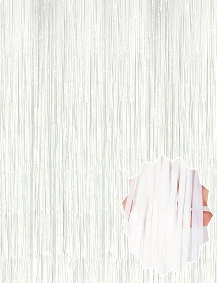 Mey İthalat® Soft Beyaz Renk Duvar ve Kapı Perdesi İthal 100x200 cm