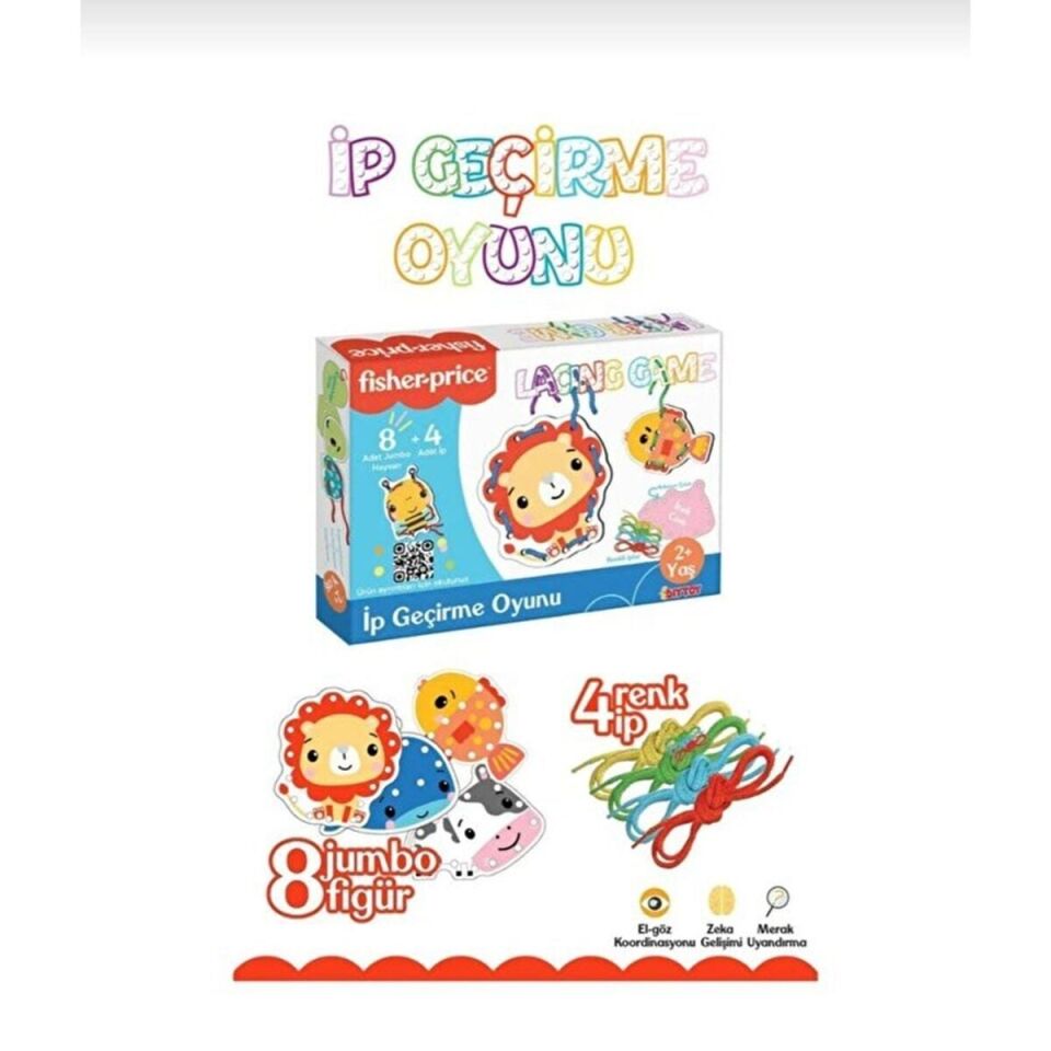 FP2748 FISHER PRICE İP GEÇİRME OYUNUC LACING GAME