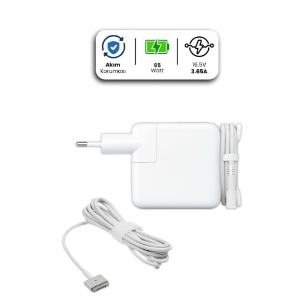 16.50V 3.65A MAGSAFE 1 65W APPLE İçin Laptop Adaptör