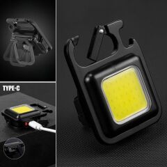 3 Led Modlu Mini Asılabilen Led Kamp Aydınlatması Güçlü El Feneri  Açacaklı -Mıknatıslı (491491)