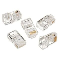 Rj45 Cat5/Cat6 Uç 8P8C (100Lük Paket) Poşetli (491491)