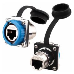 Dişi - Dişi Ip68 Su Geçirmez Metal Rj45 Konnektör (491491)