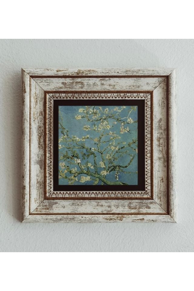 Vincent Van Gogh Çerçeveli Taş Tablo , Çerçeveli Taş Duvar Dekoru