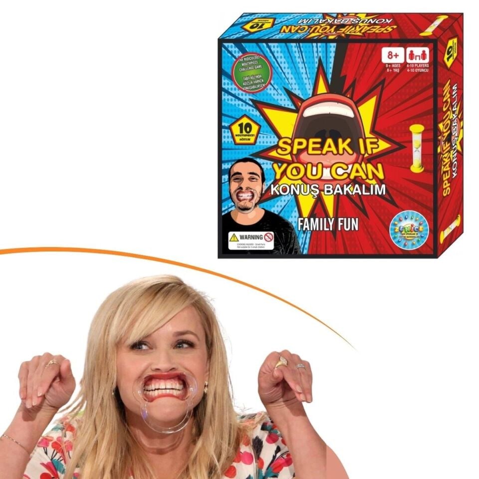 AD Konuş Bakalım Oyunu Söyle Bakalım Oyunu Bol Kahkahalı Aile Kutu Oyunu Kum Saatli